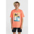 T-shirt O'Neill Jack Neon Living Coral Homme