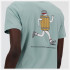 T-shirt New Balance Homme Sport Essentials Barrel Runner Bleu