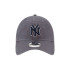 Casquette New Era Mlb Core Classic 2 0 New York Yankees 9TWENTY Gris
