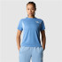 T-shirt de Montagne The North Face Ma S/S Femme Bleu