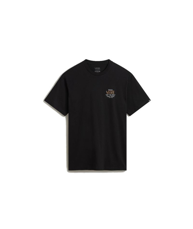 T-shirt Vans Support St Classic Noir Homme