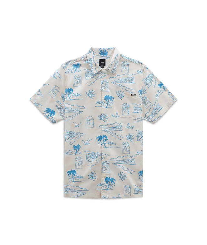 Chemise Vans Davista Ss Woven Marshmallow Homme