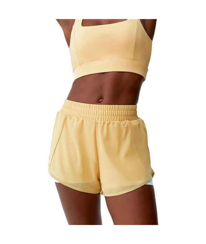 Pantalon Born Living Yoga Padma 2.0 Jaune/Blanc...