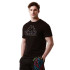 T-shirt Kappa Fario Graphik Noir Homme