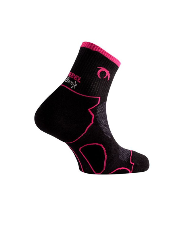 Chaussettes de Lurbel Terre Three Noir/Fuchsia