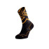 Chaussettes de Lurbel Distance Iti Five Noir/Jaune Amber