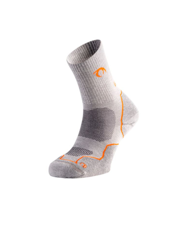 Chaussettes de Lurbel Terre Four Gris Glace/Orange