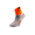 Chaussettes de Lurbel Distance Three Gris Glace/Orange