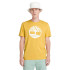 T-shirt Timberland Kennebec River Tree Logo Manches courtes Mimosa Homme