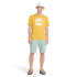 T-shirt Timberland Kennebec River Tree Logo Manches courtes Mimosa Homme