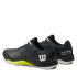 Chaussures Tennis Wilson Homme de Rush Rush Pro 4.0 Clay Noir/Blanc/Jaune