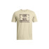 T-shirt Fitness Under Armour Homme by ABC Camo Boxed Logo Brown