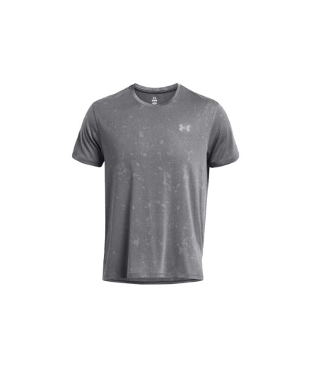 T-shirt Running Under Armour Homme par Launch Splatter Grey