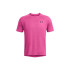 T-shirt Fitness Under Armour Homme par Tech Textured Pink