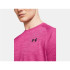 T-shirt Fitness Under Armour Homme par Tech Textured Pink