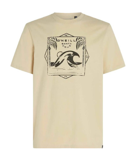 T-shirt O'Neill Mix & Match Wave Beige Homme