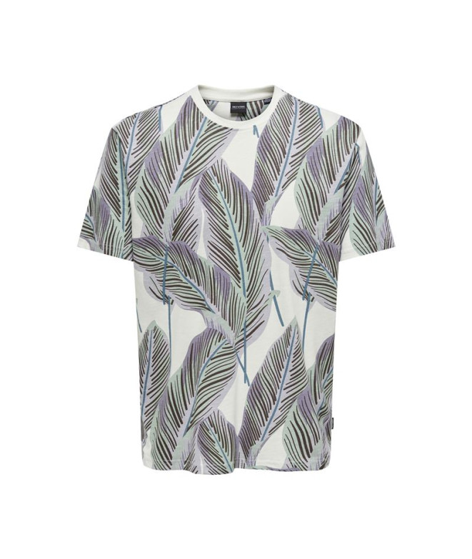 T-shirt Only & Sons Onskobe Reg Banana Leaf...