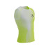T-shirt Running Homme de Compressport Performance Blanc/Jaune
