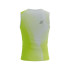 T-shirt Running Homme de Compressport Performance Blanc/Jaune