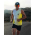 T-shirt Running Homme de Compressport Performance Blanc/Jaune