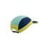 Casquette Running de Compressport 5 Panel Light Eggshell Blue/Green
