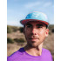 Casquette Running Buff de Compressport 5 Panel Light Eggshell Blue/Salmon /Lupine