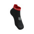 Chaussettes Running de Compressport Pro Racing v4.0 Run Low Noir/Rouge