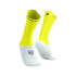 Chaussettes cyclisme de Compressport Pro Racing v4.0 Bike Blanc/Jaune