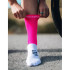 Chaussettes cyclisme de Compressport Pro Racing v4.0 Bike Blanc/Rose