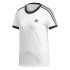 T-shirt adidas Femme 3 bandes blanches