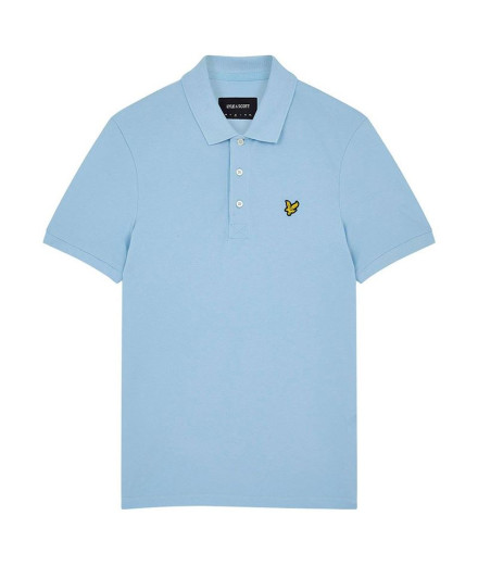 Polo Homme Lyle & Scott V1-Bleu uni