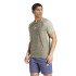 T-shirt Fitness Homme de Gym+ 3 Bandes Marron