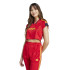 T-shirt adidas Femme Tiro Cut 3 Band Cropped Red