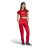T-shirt adidas Femme Tiro Cut 3 Band Cropped Red