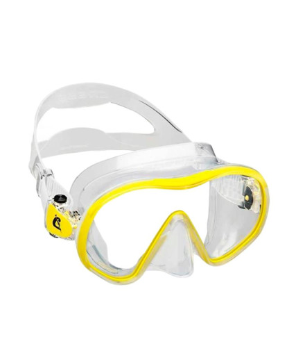 Masque Cressi F-Dual Transparent-Jaune