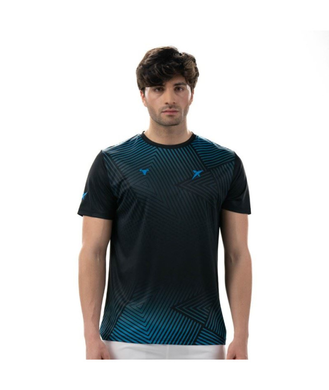 T-shirt Pádel Drop Shot de Abian Campa Blue Homme