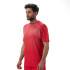T-shirt Pádel Drop Shot de Benara Lime Red/White Homme