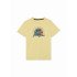 T-shirt Enfant Jack & Jones Jjsummer Smu Vibe Ss Crew Neck Jaune
