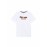 T-shirt Enfant Jack & Jones Jjsummer Smu Vibe Tee Ss Crew Neck Blanc