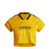 T-shirt adidas Femme Tiro Cut 3 Band Cropped Orange