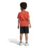 Ensemble adidas Set Enfant Little Essentials Logo et Short Rouge
