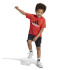 Ensemble adidas Set Enfant Little Essentials Logo et Short Rouge