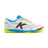 Chaussures de Football sala Kelme Goleiro blanc et bleu