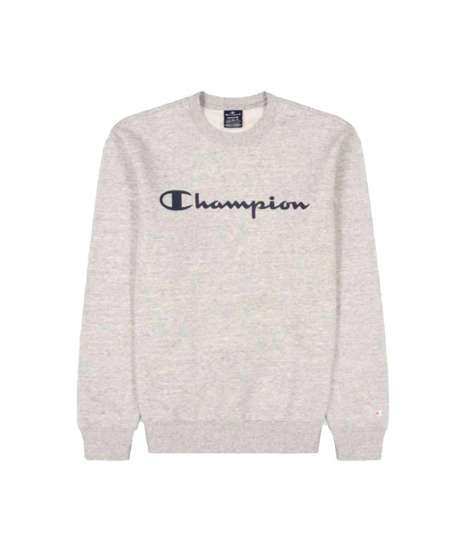 Sweat Champion Col ras du cou Gris Homme