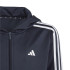 Veste adidas Enfant Train Essentials Aeroready 3 Band Full Zip Blue