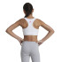 T-shirt adidas Haut Fille Essentials Logo linéaire en coton blanc