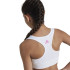 T-shirt adidas Haut Fille Essentials Logo linéaire en coton blanc