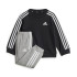Ensemble adidas Enfant Essentials 3-Stripes Noir/Blanc
