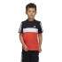 T-shirt adidas Enfant Little Tiberio 3-Stripes Colorblock Cotton Noir