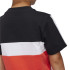 T-shirt adidas Enfant Little Tiberio 3-Stripes Colorblock Cotton Noir